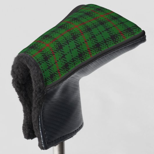 Schotse kleuren Clan Urquhart Tartan Plaid Golfheadcover (3/4 voorkant)