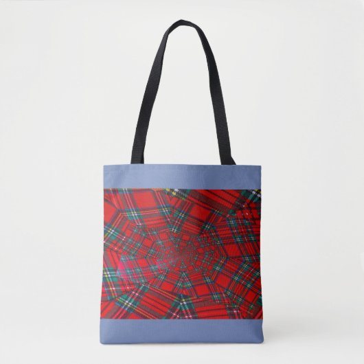 SCHOTSE KLEUREN WERVELTAS TOTE BAG (Voorkant)