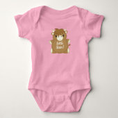 Schotse Koe Baby shower roze Romper (Voorkant)