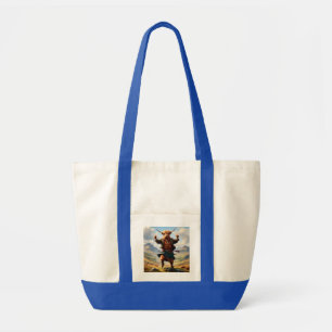 Schotse koe danst The Highland Fling, Tote Bag