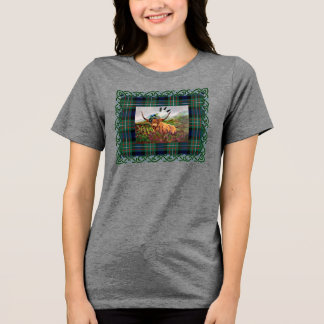 Schotse koe in heide T-shirt