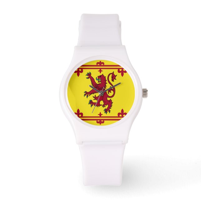 Schotse Koninklijke Wapenvlag Horloge (Voorkant)