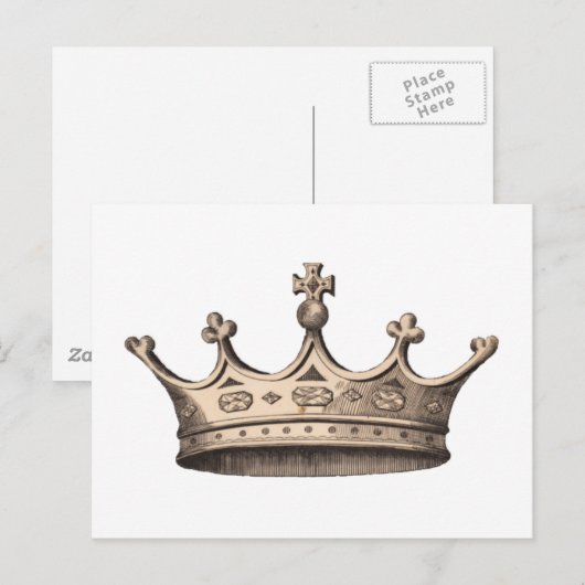 schotse kroon briefkaart (Voorkant / Achterkant)