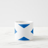 Schotse kruis Schotland kleuren Espresso Kop (Voorkant)