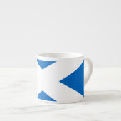Schotse kruis Schotland kleuren Espresso Kop (Voorkant rechts)
