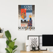 Schotse Kunst Schotland Reisposter Print (Thuiskantoor)
