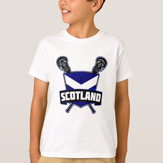 Schotse Lacrosse Logo-T-shirt T-shirt (Voorkant)