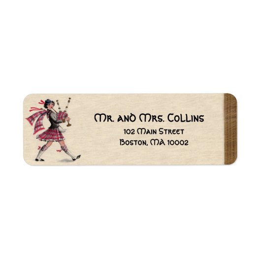 Schotse Lady Labels (Voorkant)