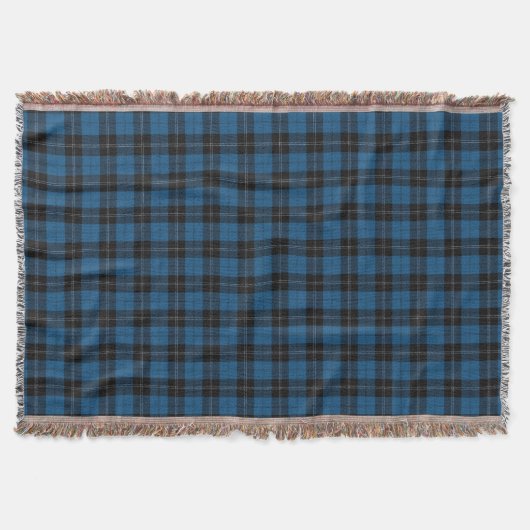 Schotse lan ramadan Blue Hunting Tartan Deken (Voorkant)