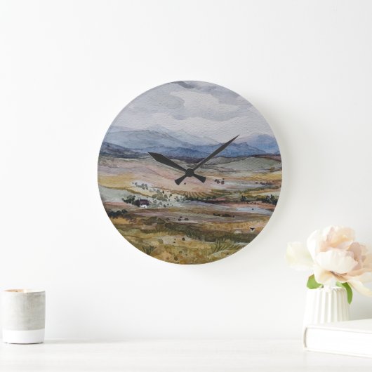 Schotse landschap grote klok (Huis)