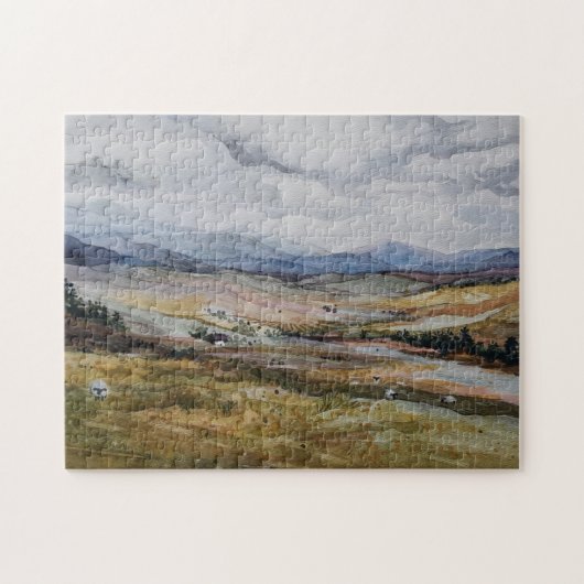 Schotse landschap legpuzzel (Horizontaal)