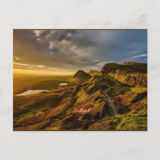 Schotse landschapsfoto briefkaart (Voorkant)