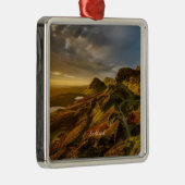 Schotse landschapsfoto metalen ornament (Rechts)