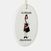 Schotse Lassie - Tenordrum Keramisch Ornament (Rechts)