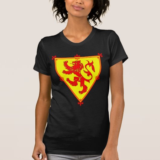 Schotse Lion Rampant T-shirt (Voorkant)