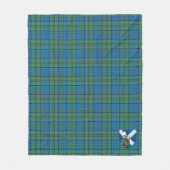 Schotse Lockhart Oude Tartan Plaid Fleece Deken (Voorkant)