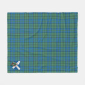 Schotse Lockhart Oude Tartan Plaid Fleece Deken (Voorkant (Horizontaal))