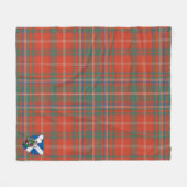 Schotse MacDougall Oude Tartan Plaid Fleece Deken (Voorkant (Horizontaal))