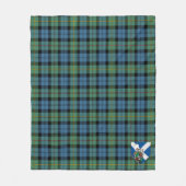 Schotse MacEwan Oude Tartan Plaid Fleece Deken (Voorkant)