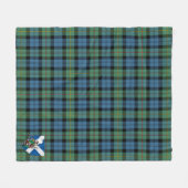 Schotse MacEwan Oude Tartan Plaid Fleece Deken (Voorkant (Horizontaal))