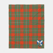 Schotse MacGregor Oude Tartan Plaid Fleece Deken (Voorkant)