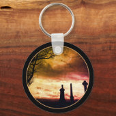 Schotse Magische Skies & Celtic Highlands / Schotl Sleutelhanger (Achterkant)