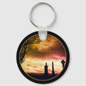 Schotse Magische Skies & Celtic Highlands / Schotl Sleutelhanger (Achterkant)