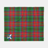 Schotse McCulloch geruite plaid Fleece Deken (Voorkant (Horizontaal))