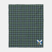 Schotse Melville geruite plaid Fleece Deken (Voorkant)