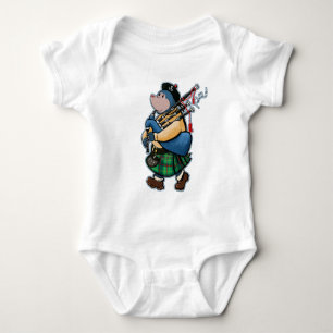 Schotse mole van Kintyre die marcheert met Bagpipe Romper