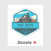 Schotse North Coast 500 motorfietsroute Sticker (Vel)