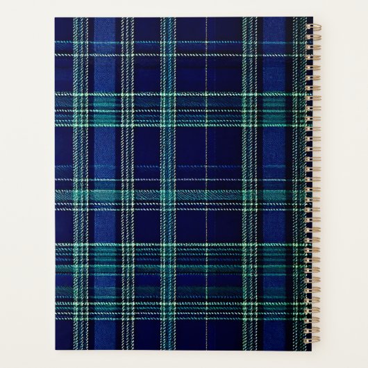 Schotse notebook planner (Achterkant)