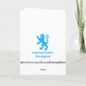 Schotse of Keltische bruiloft - Hartelijk dank Bedankkaart (Achterkant)