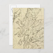 Schotse omtrek briefkaart (Voorkant / Achterkant)