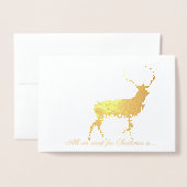 Schotse Onafhankelijkheidskerst Folie Kaarten (Voorkant met envelop)