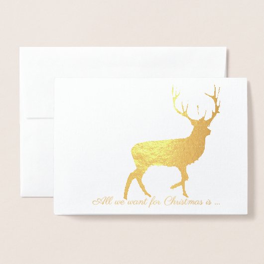 Schotse Onafhankelijkheidskerst Folie Kaarten (Voorkant met envelop)