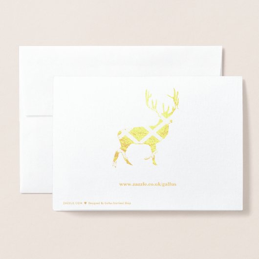 Schotse Onafhankelijkheidskerst Folie Kaarten (Met envelop)