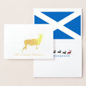Schotse Onafhankelijkheidskerst Folie Kaarten (Display)