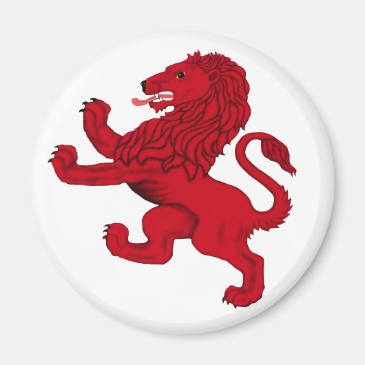 Schotse ongebreidelde leeuw magneet (Voorkant)