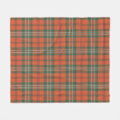 Schotse Oude Plaid Fleece Deken (Voorkant (Horizontaal))