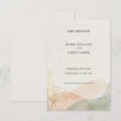 Schotse Pastelberg 'Save the Date'-kaart Save The Date (Voorkant / Achterkant)