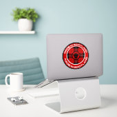 Schotse patriottische cadeau sticker (Laptop op bureau)