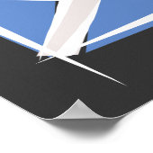 Schotse penseelvlag poster (Hoek)