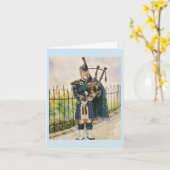 Schotse Pijper Kaart (Gele Bloem)