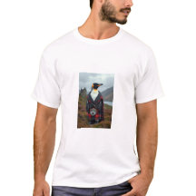 Schotse pinguïn in een kilt