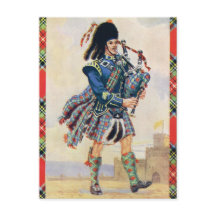 Schotse piper, de zwaai van de kilt