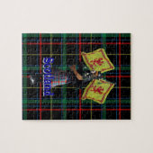 Schotse piper op tartan legpuzzel (Horizontaal)