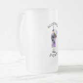 Schotse Piper - Paars Matglas Bierpul (Voorkant links)