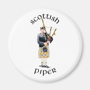 Schotse Piper - Tan Kilt Magneet