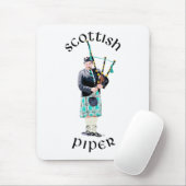Schotse Piper - Turquoise Muismat (Met muis)